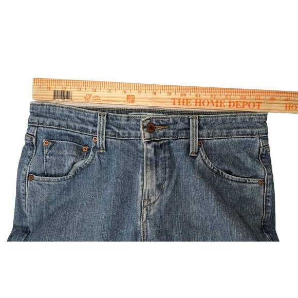 Signature Levi Strauss Mid Rise Bootcut Women's Jeans 10 Medium Blue Pants - Picture 5 of 7